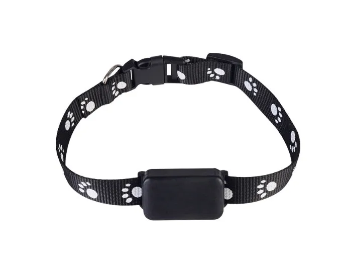 P03 Smart GPS Wireless Pet Tracker in black with ABS casing and 800mAh battery