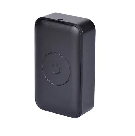 P03 Smart GPS Wireless Pet Tracker in black with ABS casing and 800mAh battery