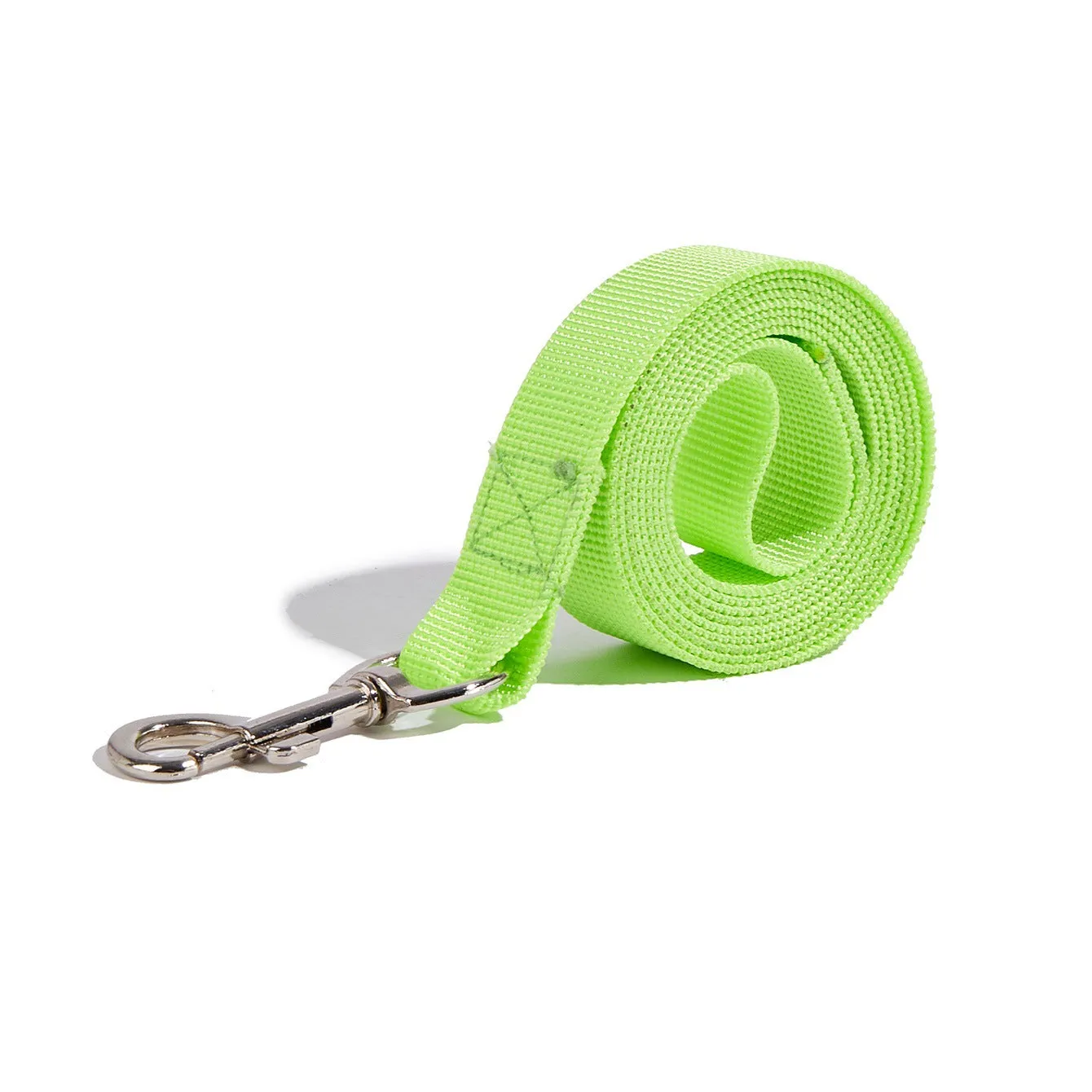Nylon hand holding rope dog chain and collar set in multiple colours with 1.2 metre rope length