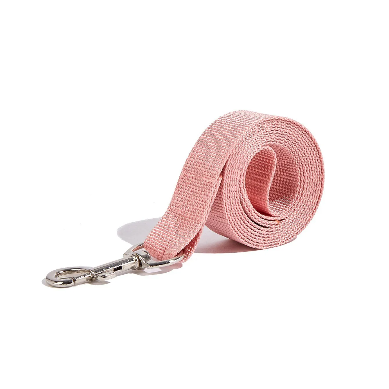 Nylon hand holding rope dog chain and collar set in multiple colours with 1.2 metre rope length