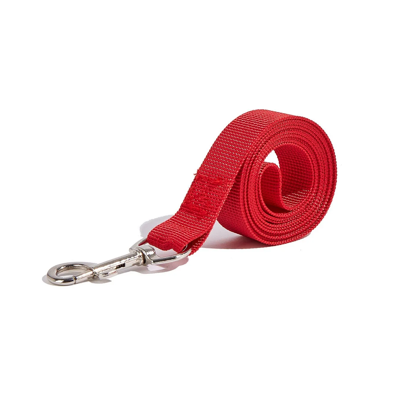 Nylon hand holding rope dog chain and collar set in multiple colours with 1.2 metre rope length