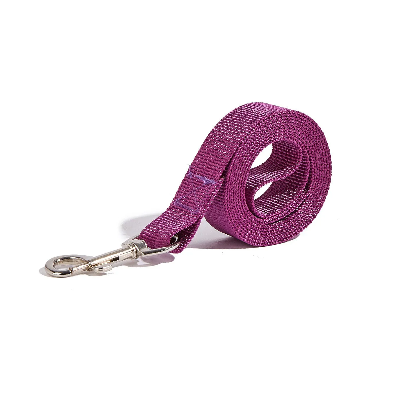 Nylon hand holding rope dog chain and collar set in multiple colours with 1.2 metre rope length