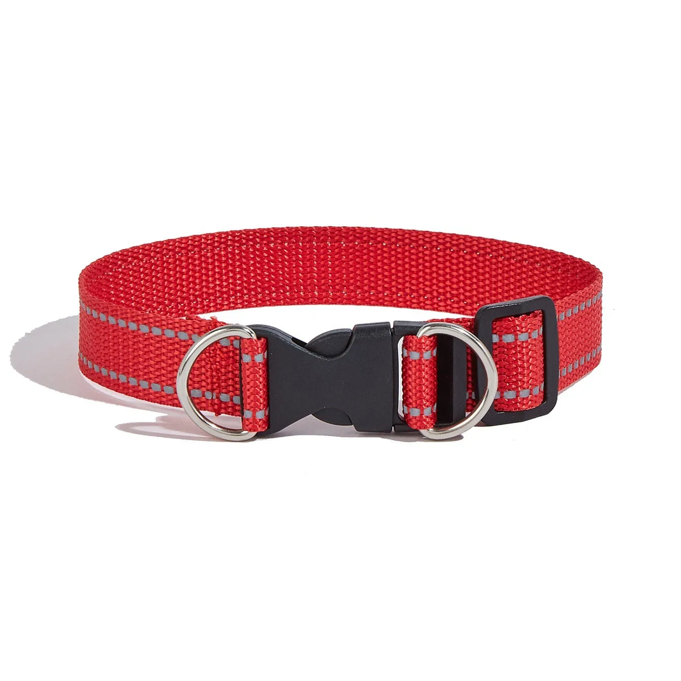 Nylon hand holding rope dog chain and collar set in multiple colours with 1.2 metre rope length