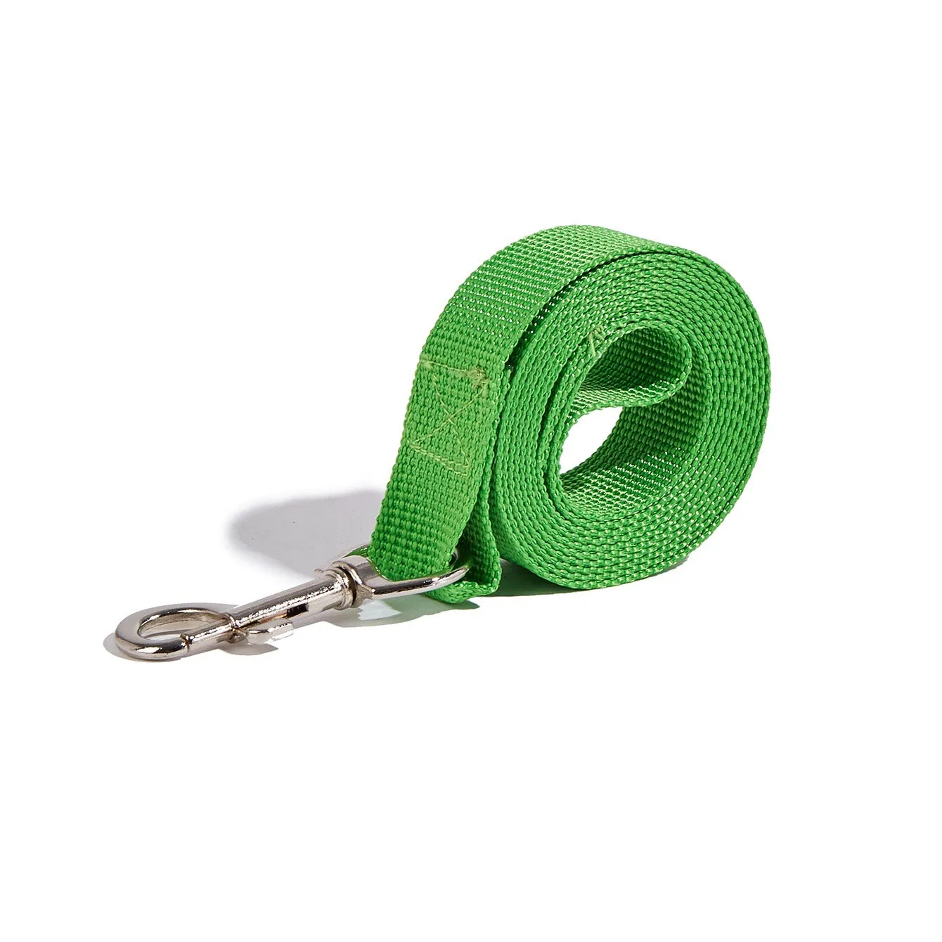Nylon hand holding rope dog chain and collar set in multiple colours with 1.2 metre rope length