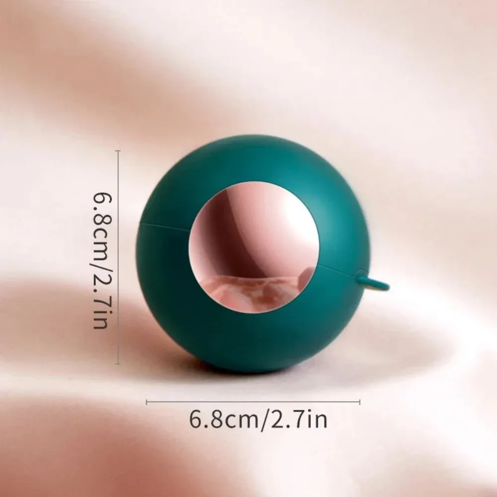 Washable hair removal ball lint roller with handle for pet hair removal on fabrics