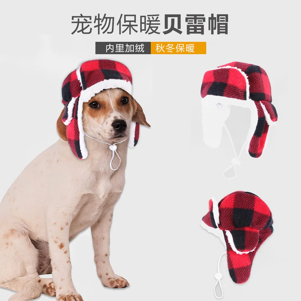 Embroidered cloth pet headgear with sunflower design for cat costume and dress-up occasions