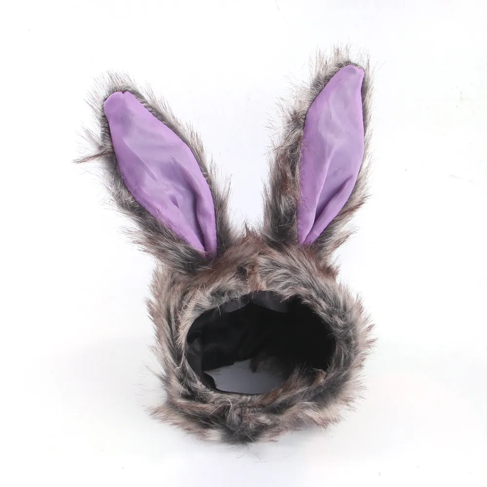 Embroidered cloth pet headgear with sunflower design for cat costume and dress-up occasions