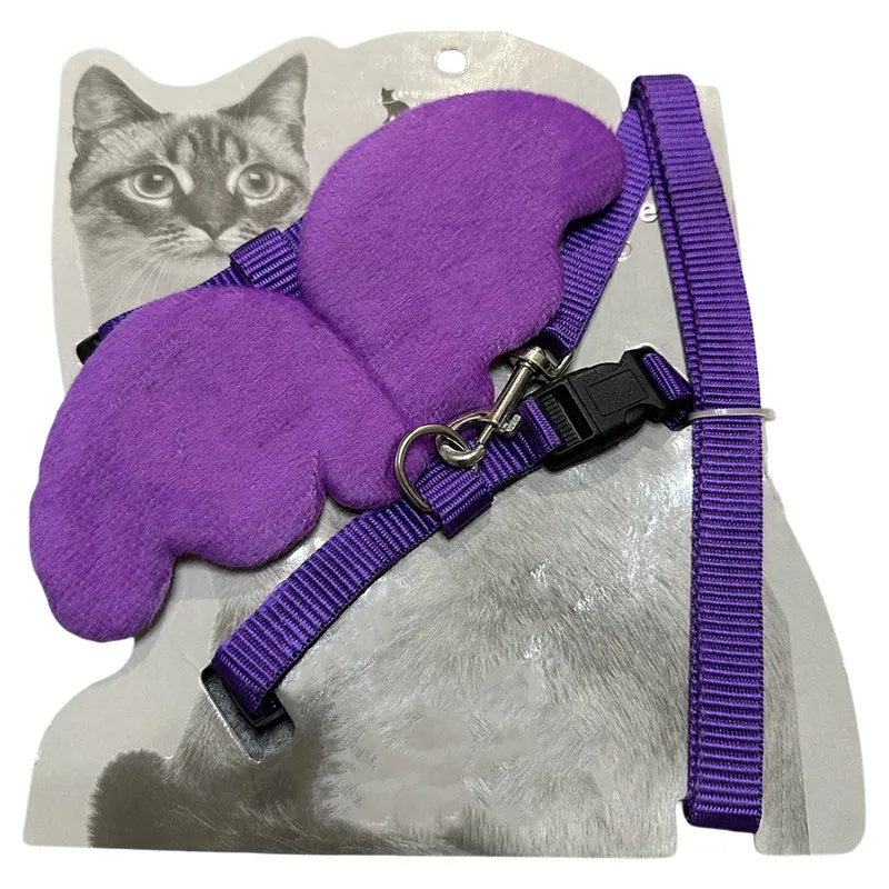 Universal adjustable pet chest harness in six colours for cats and small dogs under 6kg