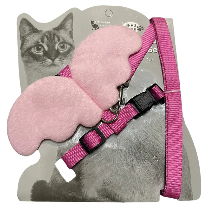 Universal adjustable pet chest harness in six colours for cats and small dogs under 6kg