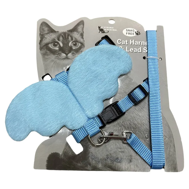 Universal adjustable pet chest harness in six colours for cats and small dogs under 6kg