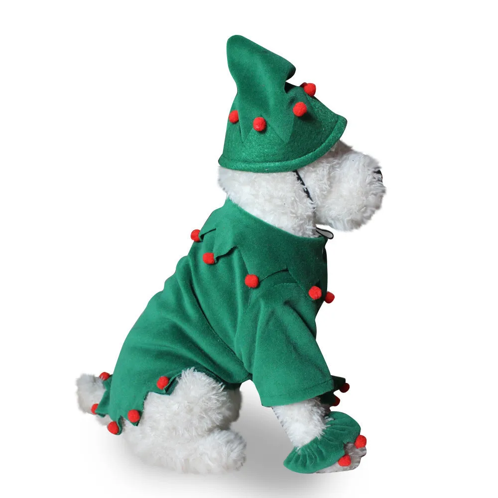 Range of pet costume clothes for cats and dogs including Christmas and character designs.