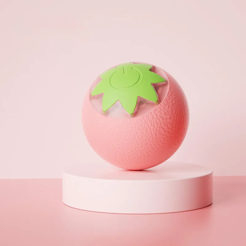Green automatic rolling ball pet toy measuring 4.5cm for indoor dog and cat entertainment