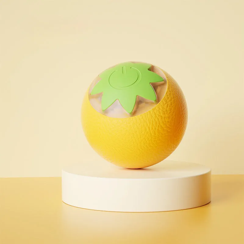 Green automatic rolling ball pet toy measuring 4.5cm for indoor dog and cat entertainment