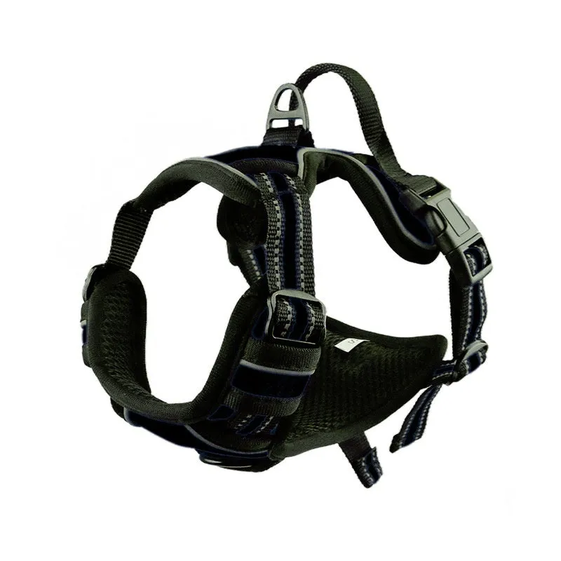 Adjustable dog chest strap harness in Oxford cloth available in multiple colours and sizes