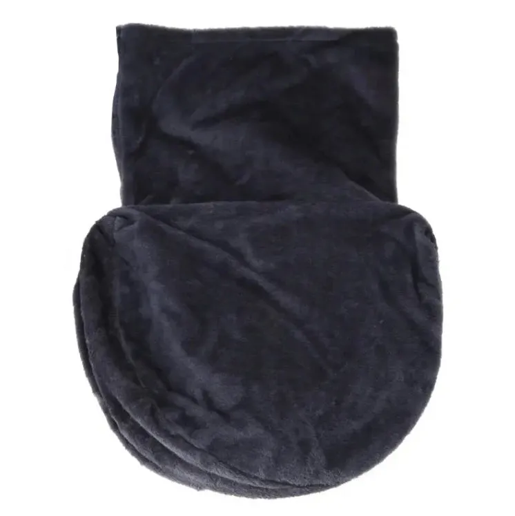 Grey iron frame cat hammock with soft fleece cloth, shown as a raised pet bed.