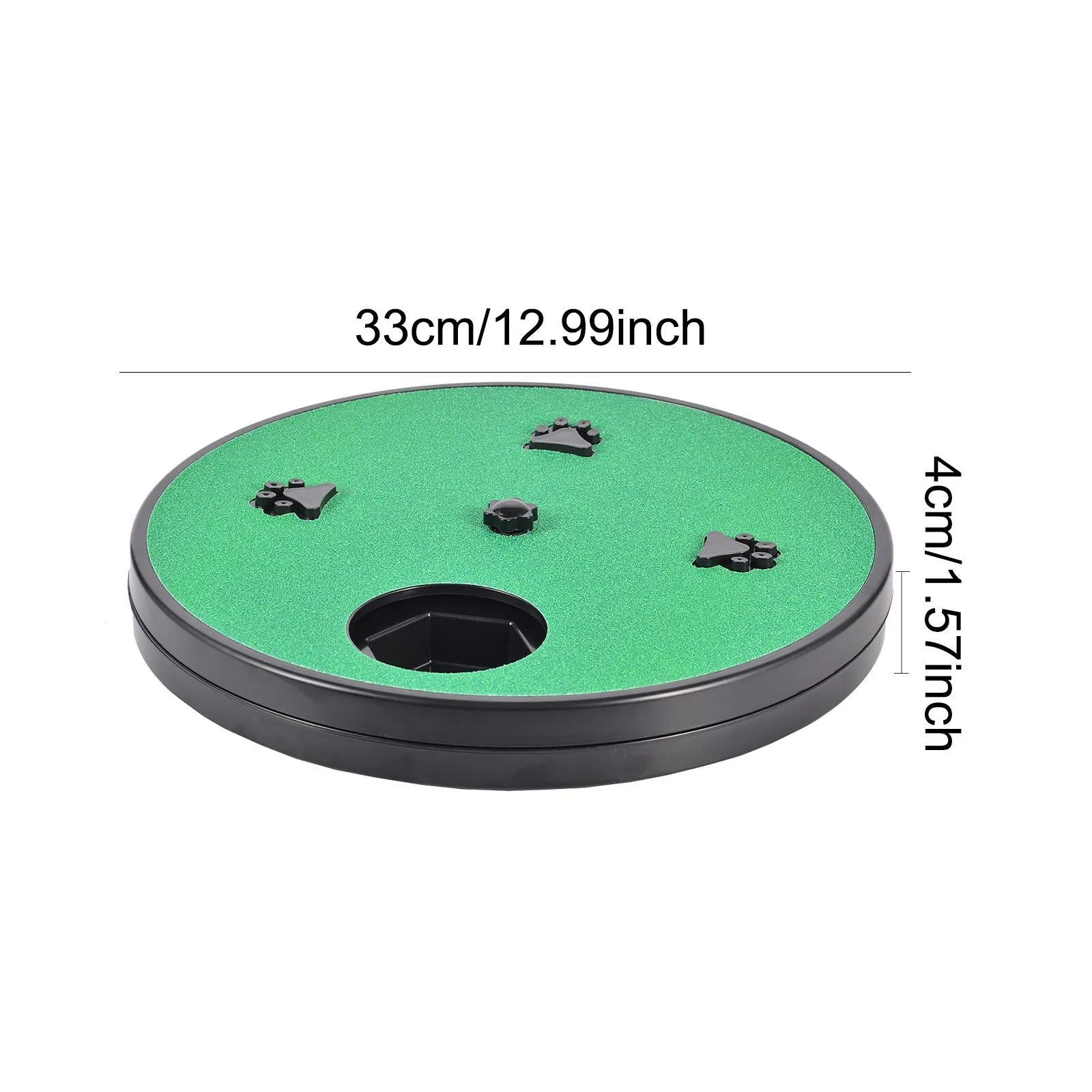 Square dog nail file board with rotating sandpaper top and anti-slip suction cup base