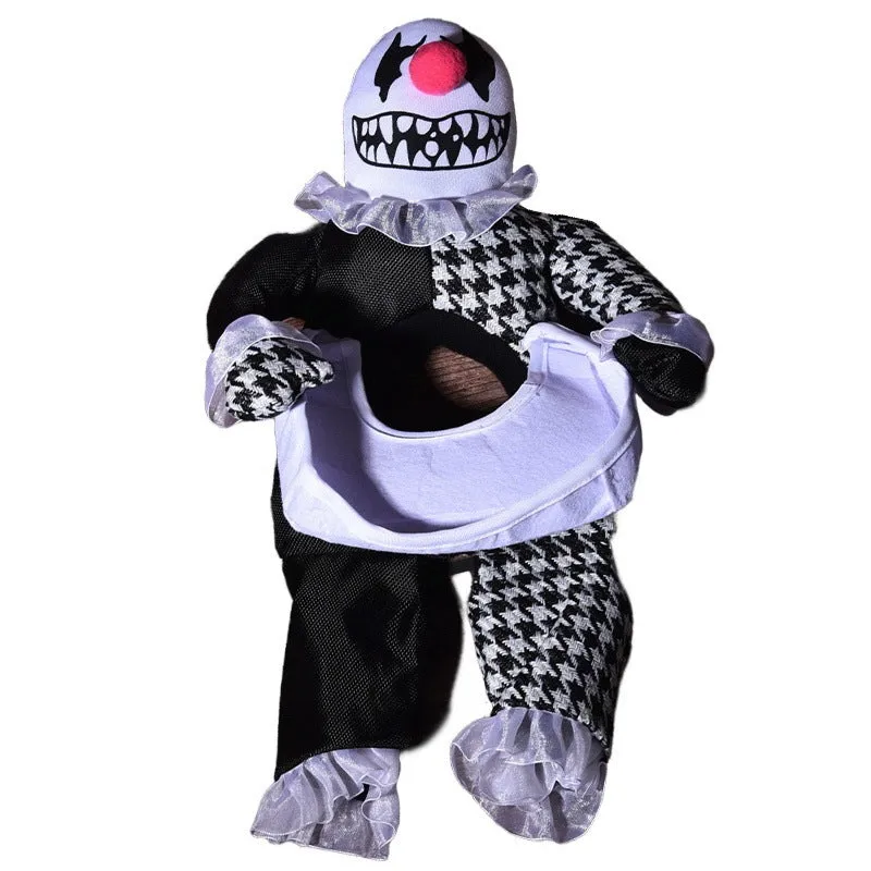 Halloween dog costume outfits including bat suit, devil costume, pumpkin pack and snowman outfit