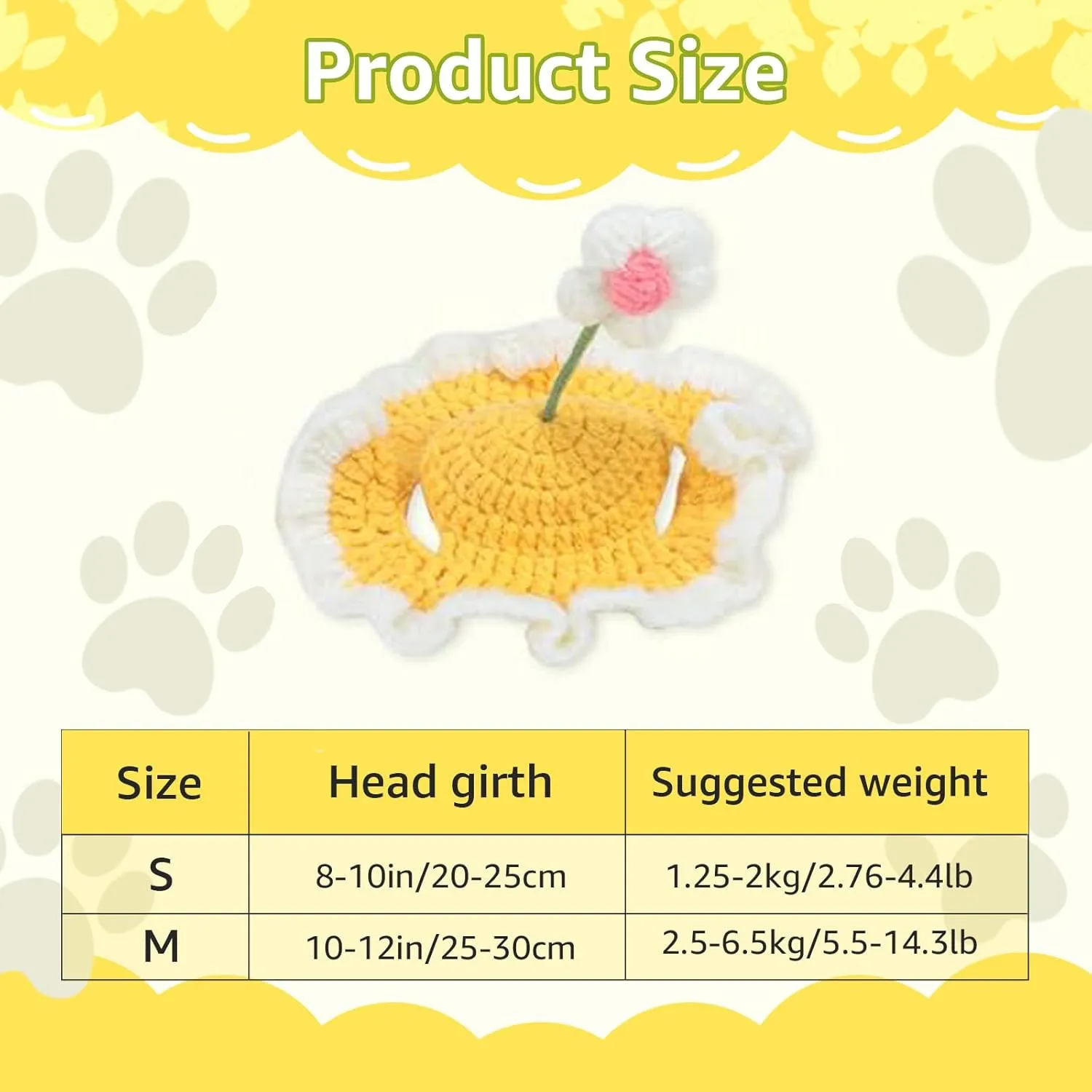 Green knitted cartoon cat hat on a pet mannequin head showing soft fabric and costume design.