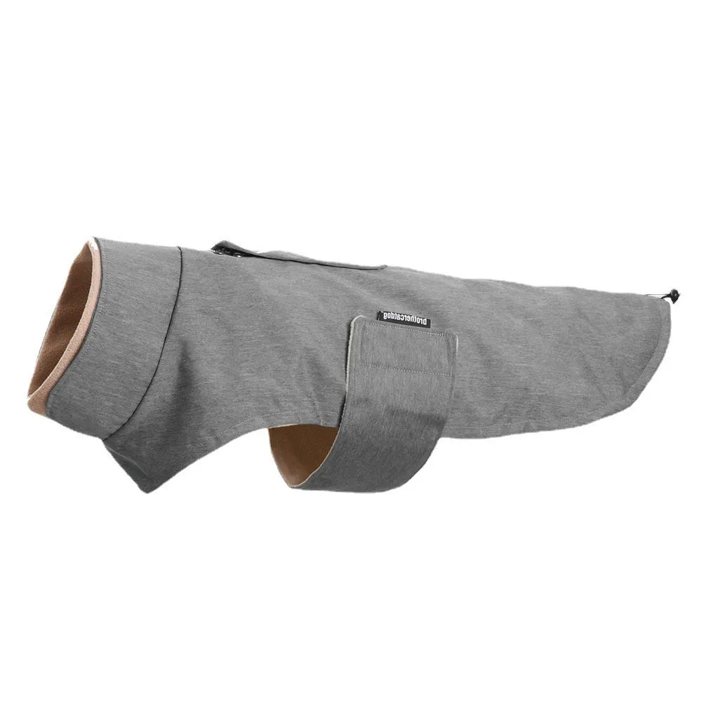 Polyester dog winter vest coat in rose red colour for medium large breed dogs