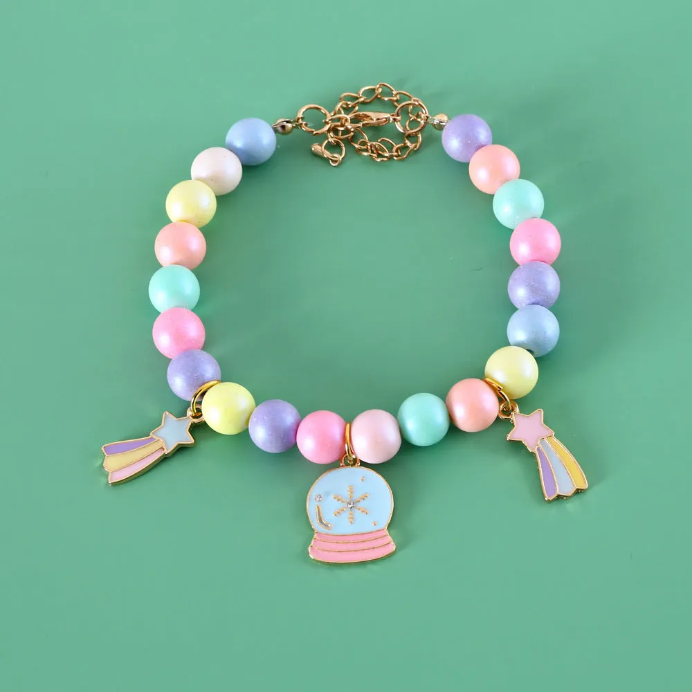 Macaron-themed resin decorative collar for a small dog or cat, shown in one of seven colour options.