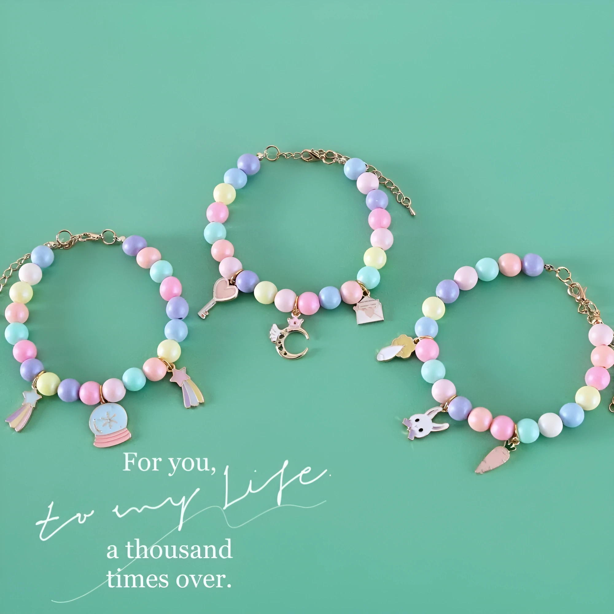 Macaron-themed resin decorative collar for a small dog or cat, shown in one of seven colour options.