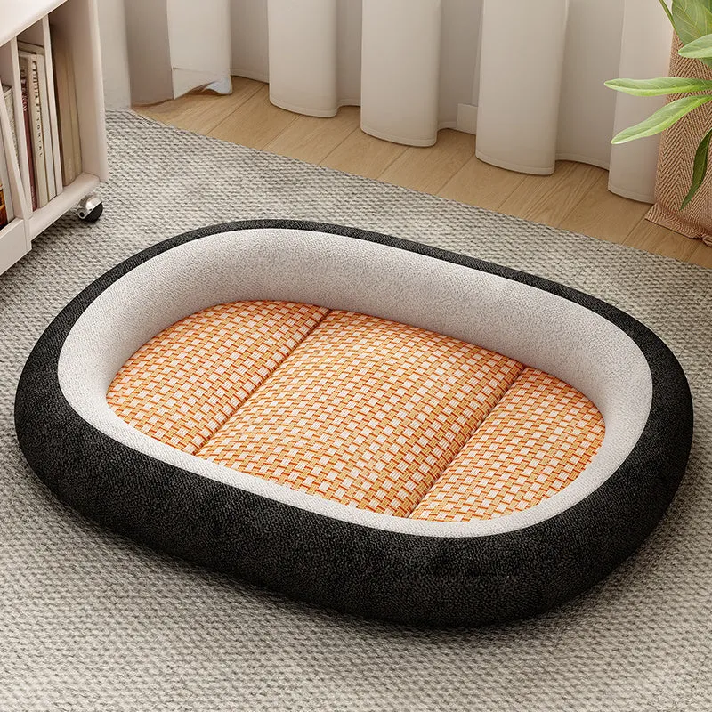 Pet cooling nest with detachable cover in multiple colour and size options