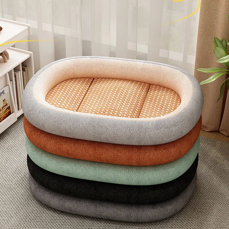 Pet cooling nest with detachable cover in multiple colour and size options