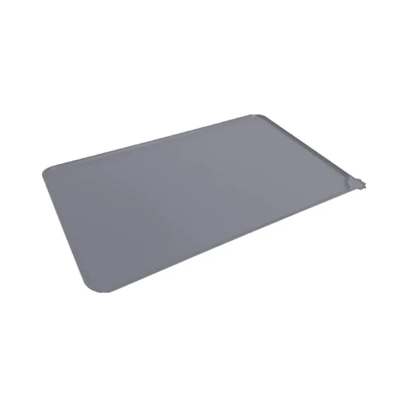 Silicone pet placemat under dog bowl in choice of five colours with anti-slip base