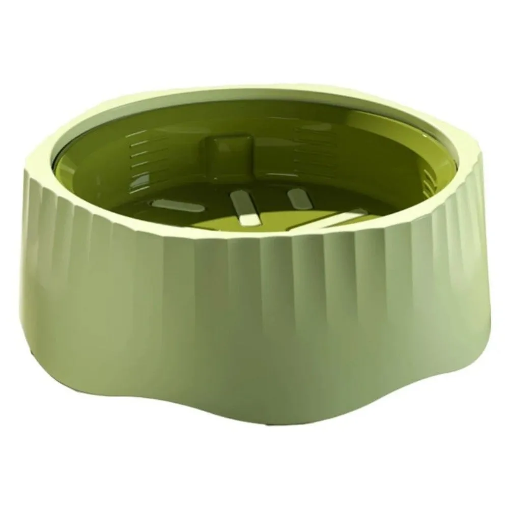 Detachable slow feeder pet bowl in blue, green, pink or white colour options