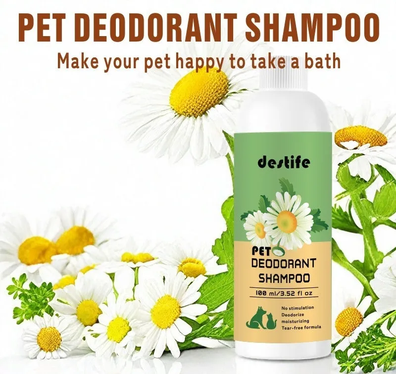100ml pet shampoo and conditioner bottles for dogs and cats with deodorising fragrance