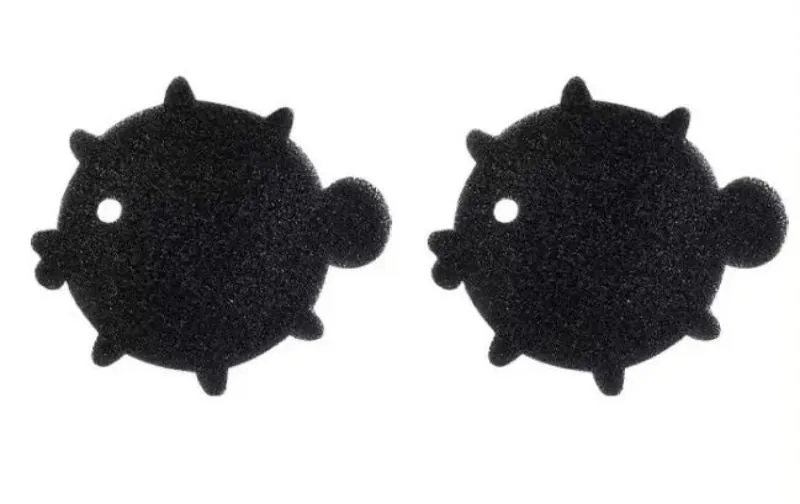 Black bear shaped sponge cleaning ball for pet hair removal from fabrics
