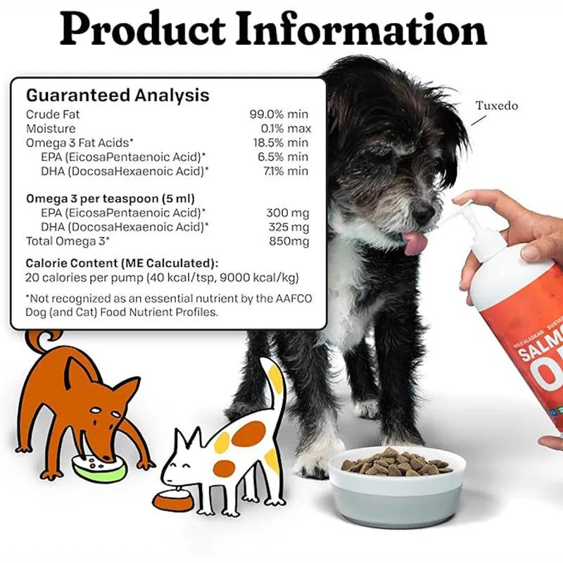 300g pet fish oil supplement for cats and dogs hair-proof health