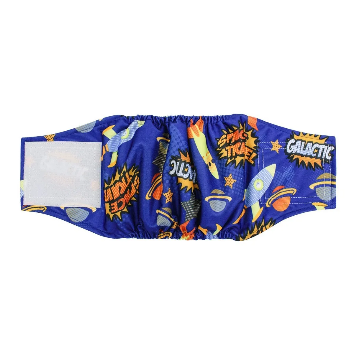 Male dog diaper in polyester British style, available in multiple colours and sizes S to XL, for sterilisation recovery and incontinence