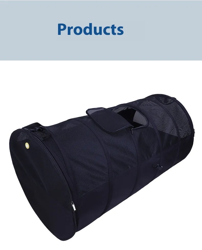 Black dog car cage 120x64cm metal travel crate with two washable pads for large dogs