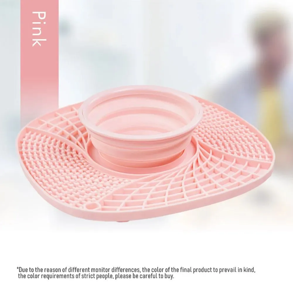 Pet dog slow feeder bowl non slip puzzle anti-gulping feeding dish for small medium dogs
