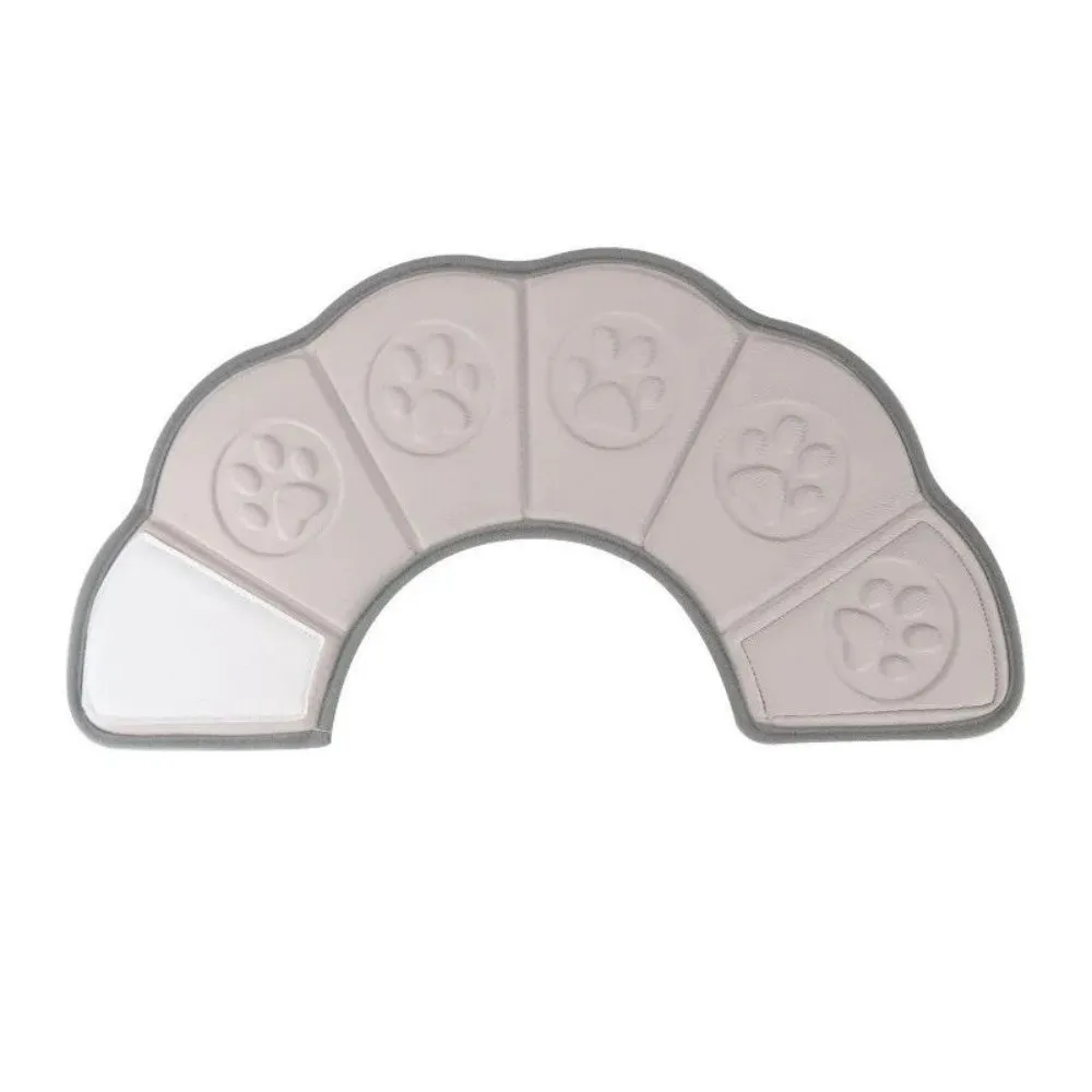 Adjustable soft cone protective collar for cats and dogs in five sizes S to XXL for post-surgery wound recovery