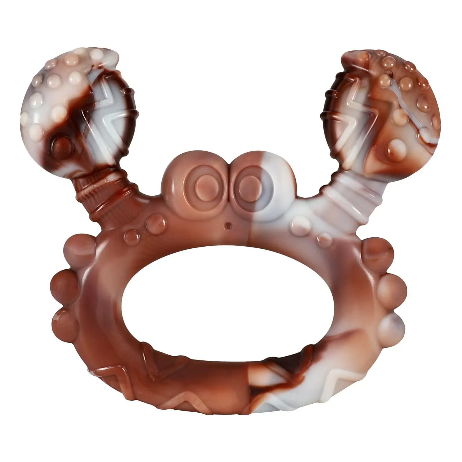 Nylon dog chewing toy in antlers beef flavour on a light background