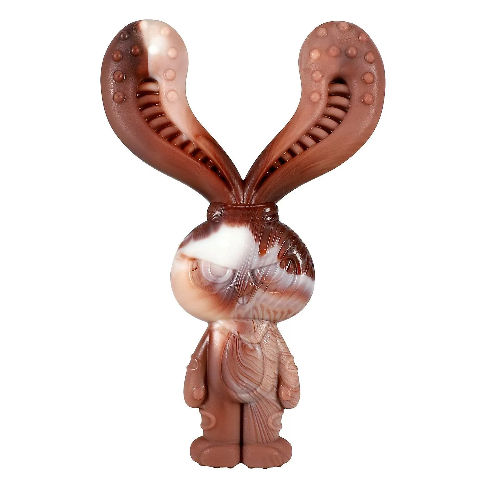 Nylon dog chewing toy in antlers beef flavour on a light background