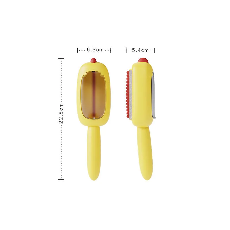 Portable lint roller in four colours blue green white yellow for removing pet hair from clothes