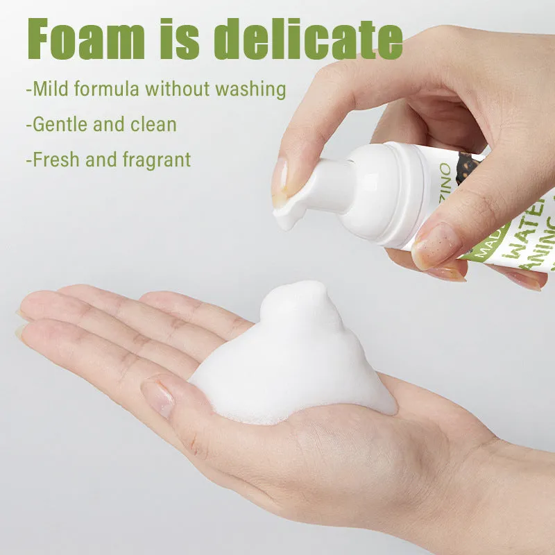 Pet wash-free dry cleaning foam 60g for dogs and cats deodorising body cleaner in white packaging