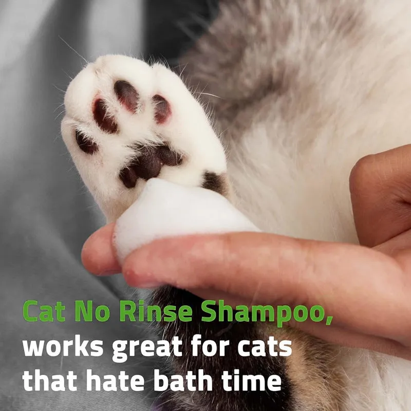 Pet wash-free dry cleaning foam 60g for dogs and cats deodorising body cleaner in white packaging