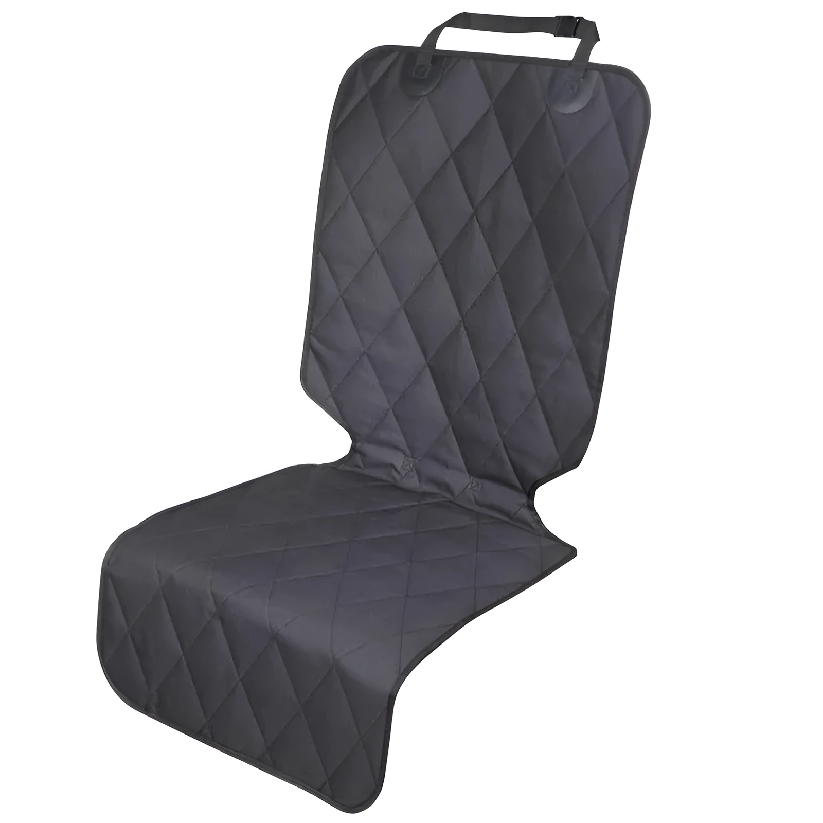 Black waterproof Oxford pet car seat mat 25x25x4cm with cotton lining for dogs and cats