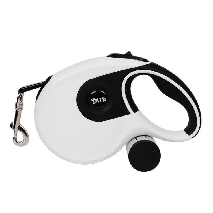 Simple household automatic retractable dog leash in multiple colours with optional dustbin, 3M 5M or 8M ABS