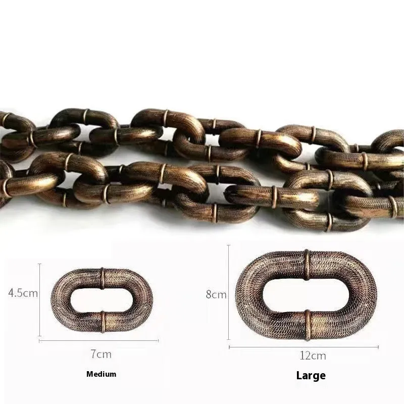 Simulation rough rope design dog lead in bronze colour with plastic clasp for walking and comedy videos