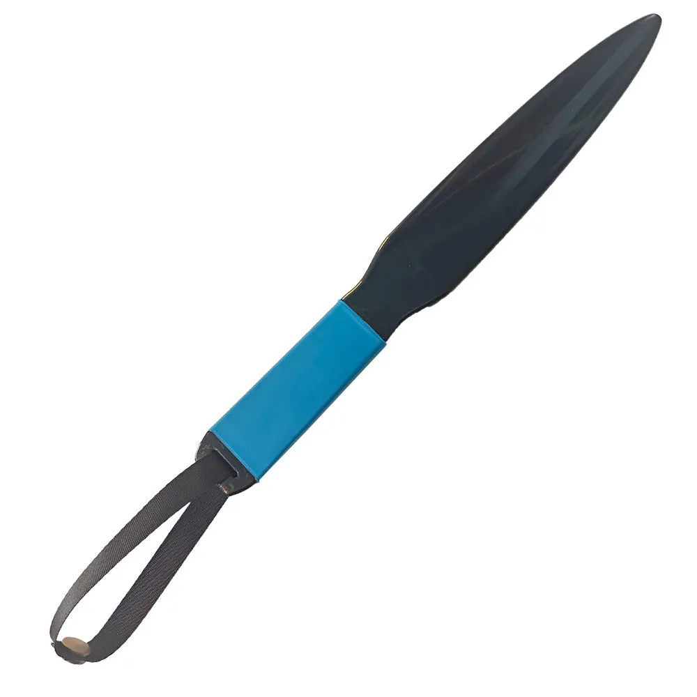 Blue-handled dog break stick measuring 35cm for small to medium dog training