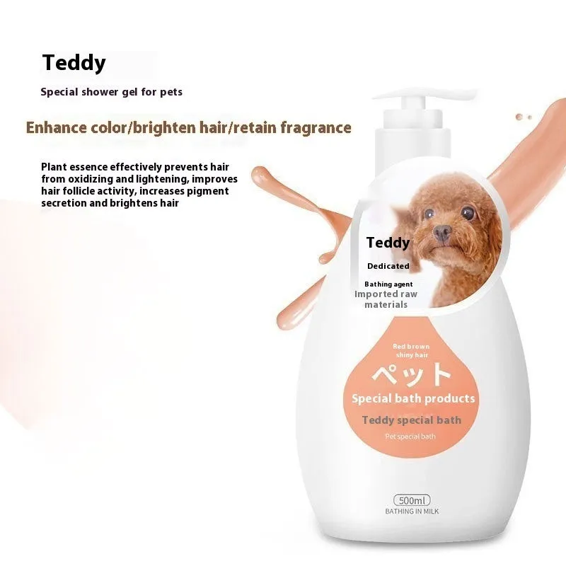 Pet dog cat shower gel deodorising wash 200-500ml bottle with breed option label