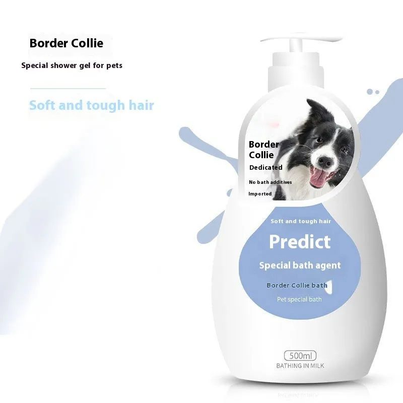 Pet dog cat shower gel deodorising wash 200-500ml bottle with breed option label
