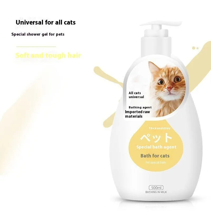 Pet dog cat shower gel deodorising wash 200-500ml bottle with breed option label