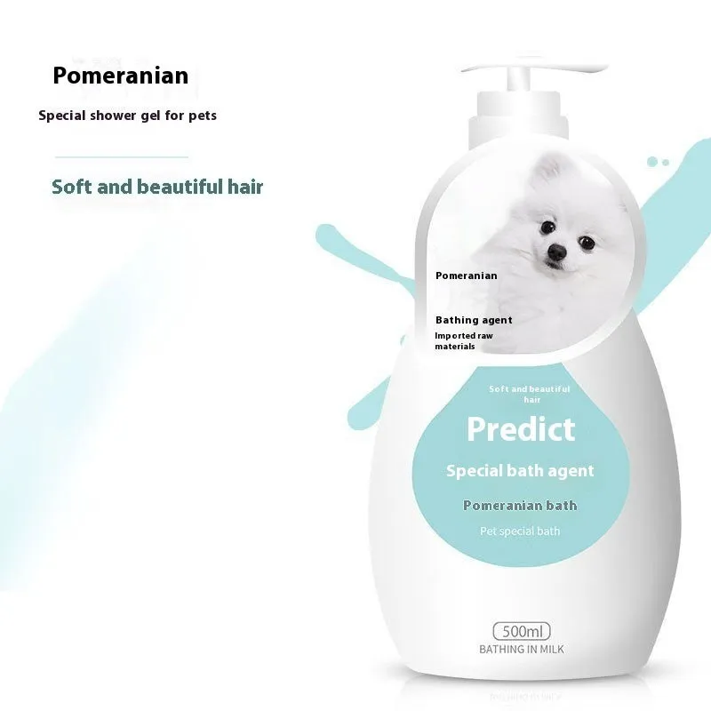 Pet dog cat shower gel deodorising wash 200-500ml bottle with breed option label