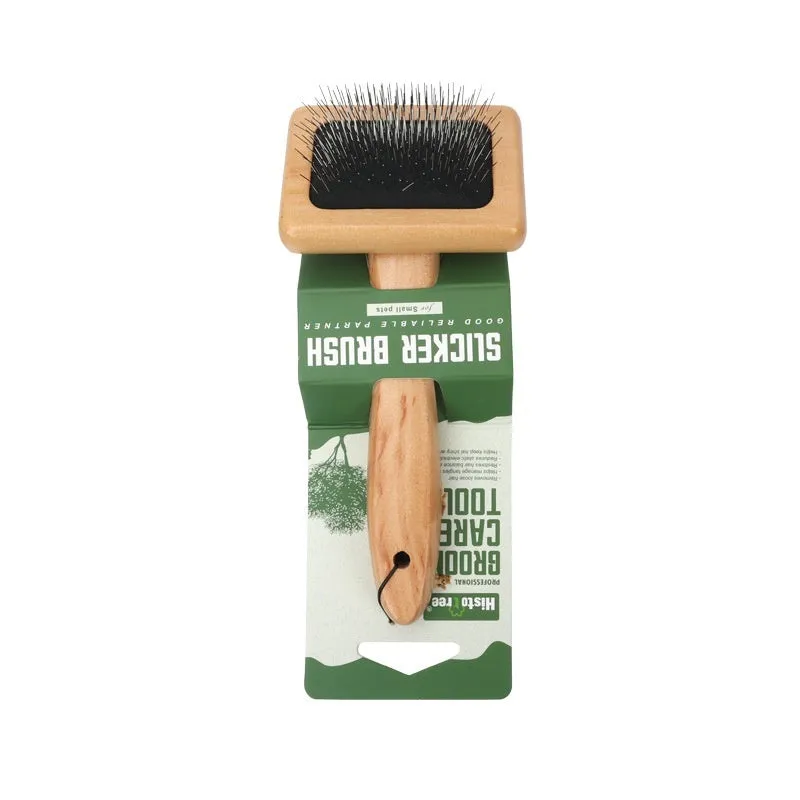 Wooden pet comb for dogs and cats hair removal brush with multiple size and material options